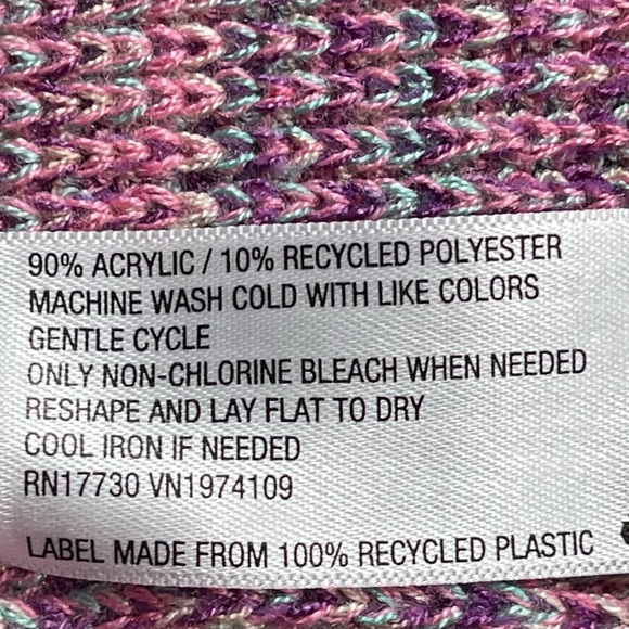 Wild fable size large pink & purple Triangle Cup Sweater Tiny Tank Top NWT - Picture 8 of 8